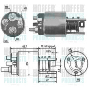 6646080 HOFFER elektromagnetický spínač pre żtartér 6646080 HOFFER