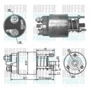 6646081 HOFFER elektromagnetický spínač pre żtartér 6646081 HOFFER