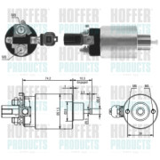 46161 HOFFER elektromagnetický spínač pre żtartér 46161 HOFFER