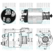 6646168 HOFFER elektromagnetický spínač pre żtartér 6646168 HOFFER