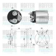 46212 Elektromagnetický spínač, startér HOFFER