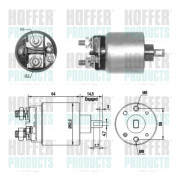 46274 Elektromagnetický spínač, startér HOFFER