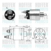 46292 HOFFER elektromagnetický spínač pre żtartér 46292 HOFFER