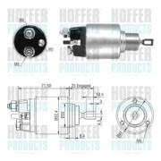 46308 HOFFER elektromagnetický spínač pre żtartér 46308 HOFFER