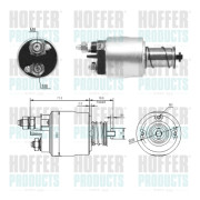 46311 Elektromagnetický spínač, startér HOFFER