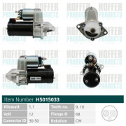 H5015033 Startér HOFFER