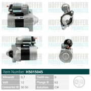 H5015045 Startér HOFFER