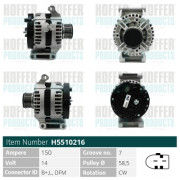 H5510216 HOFFER alternátor H5510216 HOFFER