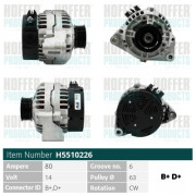 H5510226 HOFFER alternátor H5510226 HOFFER