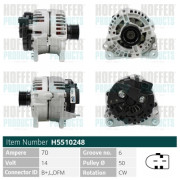 H5510248 HOFFER alternátor H5510248 HOFFER