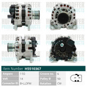 H5510367 HOFFER alternátor H5510367 HOFFER