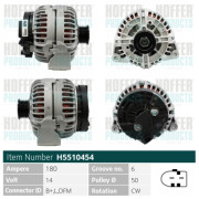 H5510454 HOFFER alternátor H5510454 HOFFER
