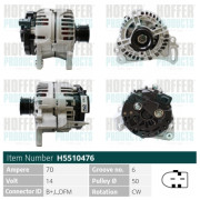 H5510476 HOFFER alternátor H5510476 HOFFER