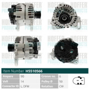 H5510566 HOFFER alternátor H5510566 HOFFER