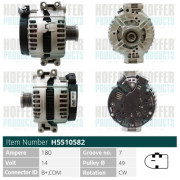 H5510582 HOFFER alternátor H5510582 HOFFER