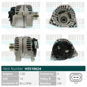 H5510624 HOFFER alternátor H5510624 HOFFER