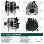 H5510627 HOFFER alternátor H5510627 HOFFER