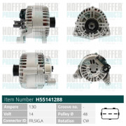 H55141288 HOFFER alternátor H55141288 HOFFER