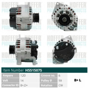 H55151083 HOFFER alternátor H55151083 HOFFER