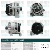 H5515095 HOFFER alternátor H5515095 HOFFER