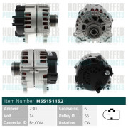 H55151152 HOFFER alternátor H55151152 HOFFER