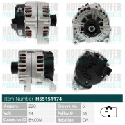 H55151174 HOFFER alternátor H55151174 HOFFER