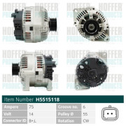 H5515118 generátor HOFFER