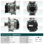 H5515151 HOFFER alternátor H5515151 HOFFER