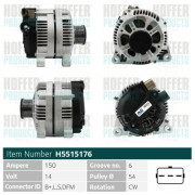 H5515176 HOFFER alternátor H5515176 HOFFER