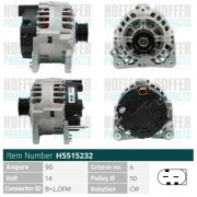 H5515232 HOFFER alternátor H5515232 HOFFER