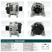 H5515268 HOFFER alternátor H5515268 HOFFER