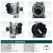 H5515276 HOFFER alternátor H5515276 HOFFER