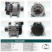 H5515299 generátor HOFFER