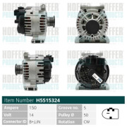 H5515324 HOFFER alternátor H5515324 HOFFER