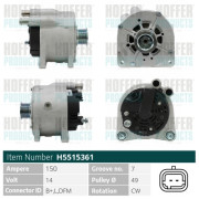 H5515361 HOFFER alternátor H5515361 HOFFER