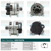 H5515376 HOFFER alternátor H5515376 HOFFER