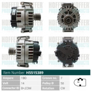 H5515389 HOFFER alternátor H5515389 HOFFER