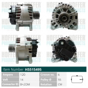 H5515495 HOFFER alternátor H5515495 HOFFER
