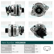 H5520039 HOFFER alternátor H5520039 HOFFER