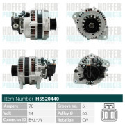 H5520440 HOFFER alternátor H5520440 HOFFER