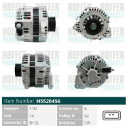 H5520456 HOFFER alternátor H5520456 HOFFER