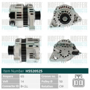 H5520525 HOFFER alternátor H5520525 HOFFER