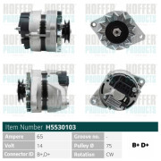 H5530103 HOFFER alternátor H5530103 HOFFER