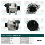 H5530241 HOFFER alternátor H5530241 HOFFER