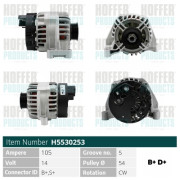 H5530253 HOFFER alternátor H5530253 HOFFER