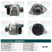 H5530321 HOFFER alternátor H5530321 HOFFER