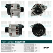 H5530884 HOFFER alternátor H5530884 HOFFER