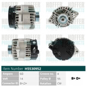H5530952 HOFFER alternátor H5530952 HOFFER