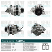 H5532154 HOFFER alternátor H5532154 HOFFER