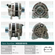 H55351015 HOFFER alternátor H55351015 HOFFER